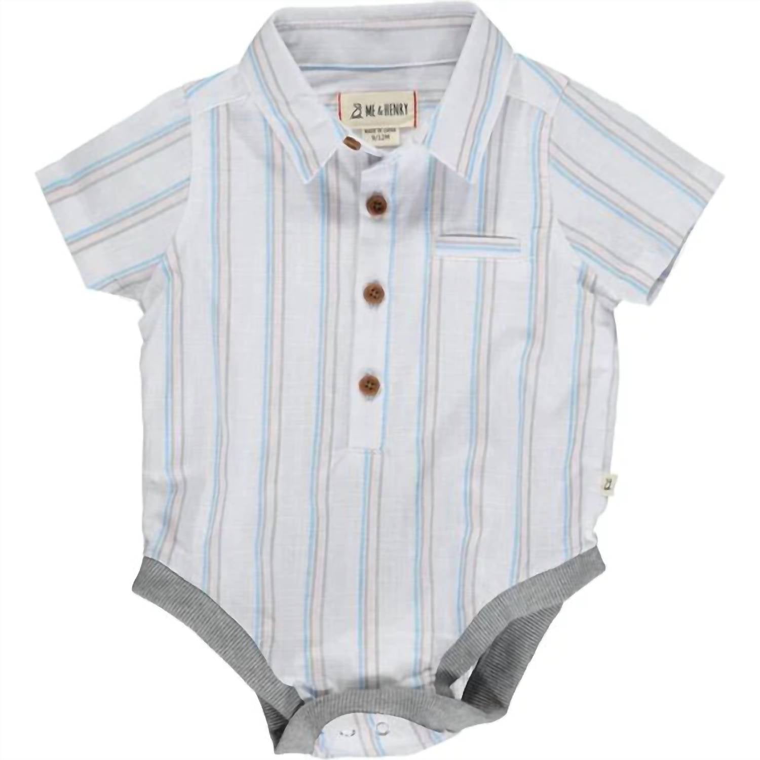 Me & Henry - Kid's Helford Woven Onesie