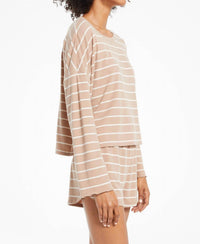 Z Supply - BETTY STRIPE LONG SLEEVE TOP