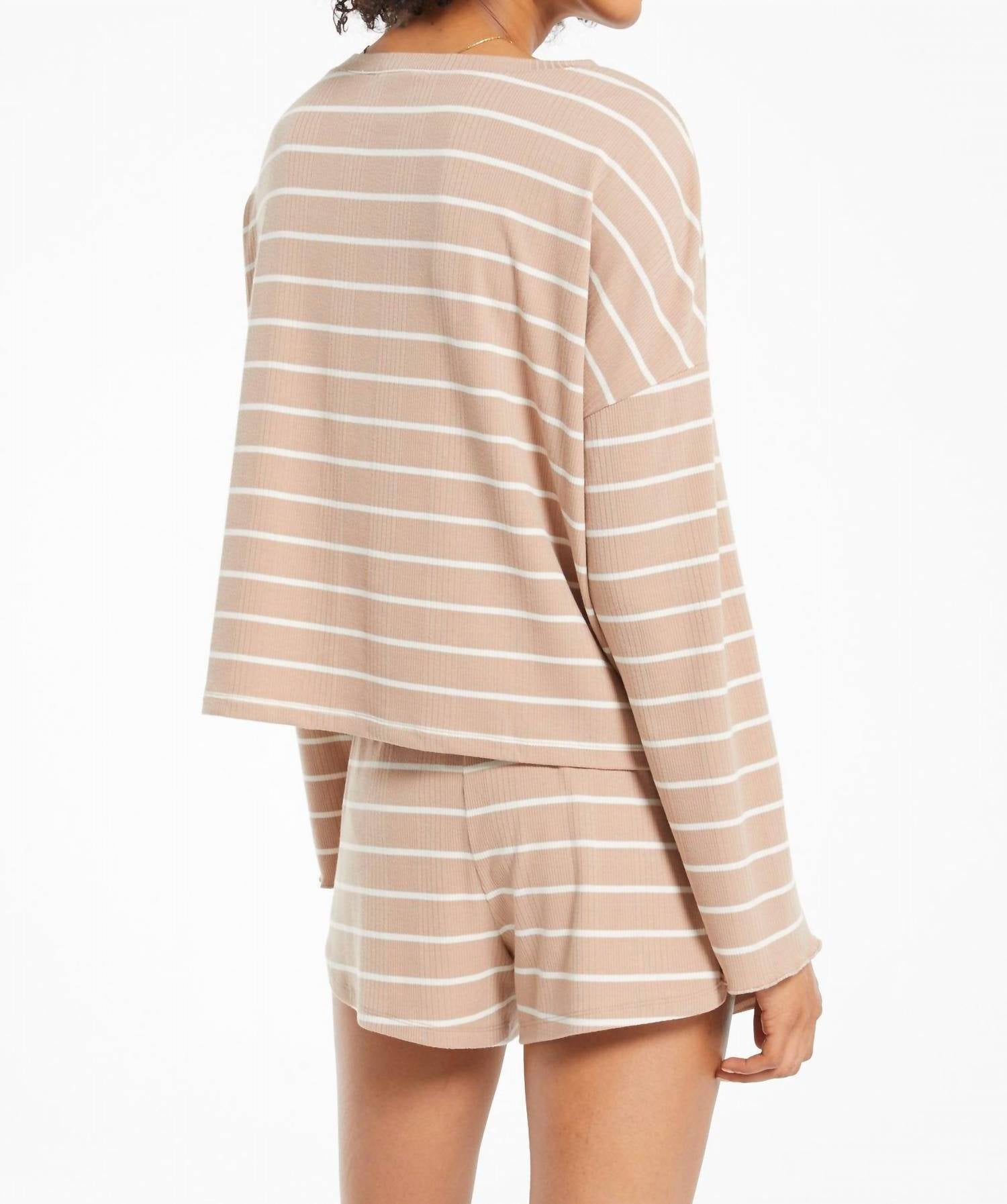 Z Supply - BETTY STRIPE LONG SLEEVE TOP