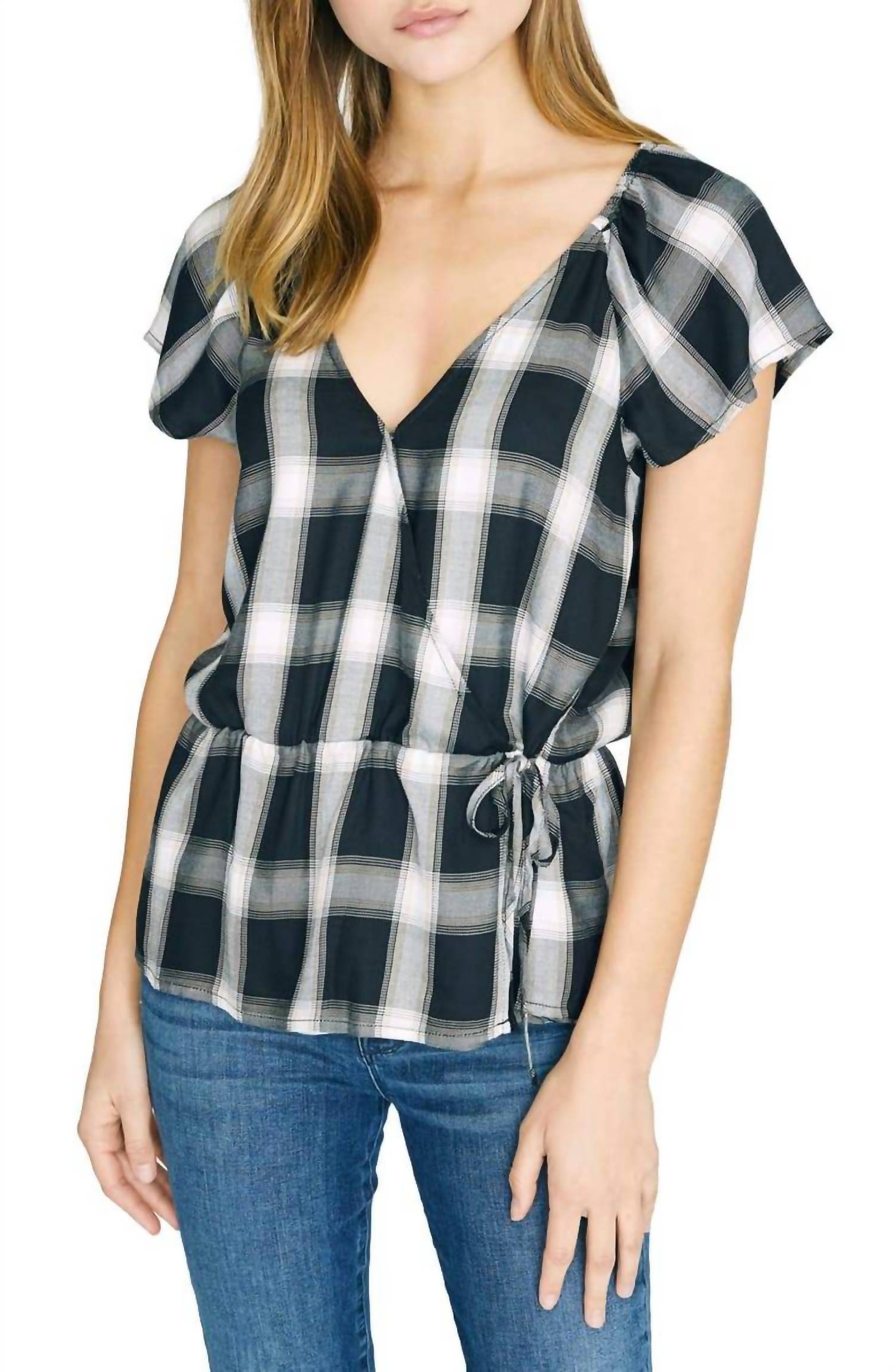 Sanctuary - Sunstone Faux Wrap Top
