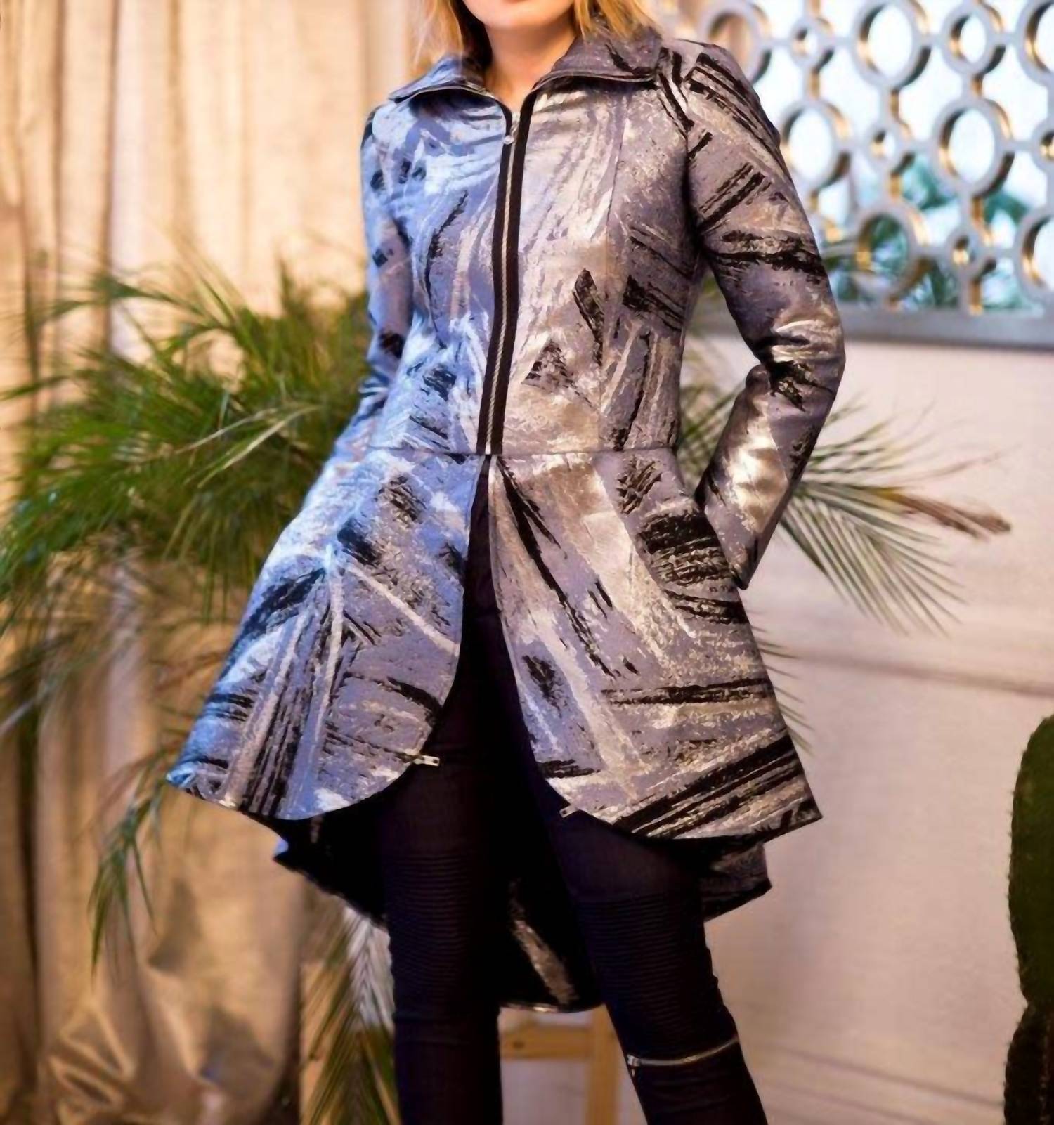 Samuel Dong - Zip & Flare Jacket