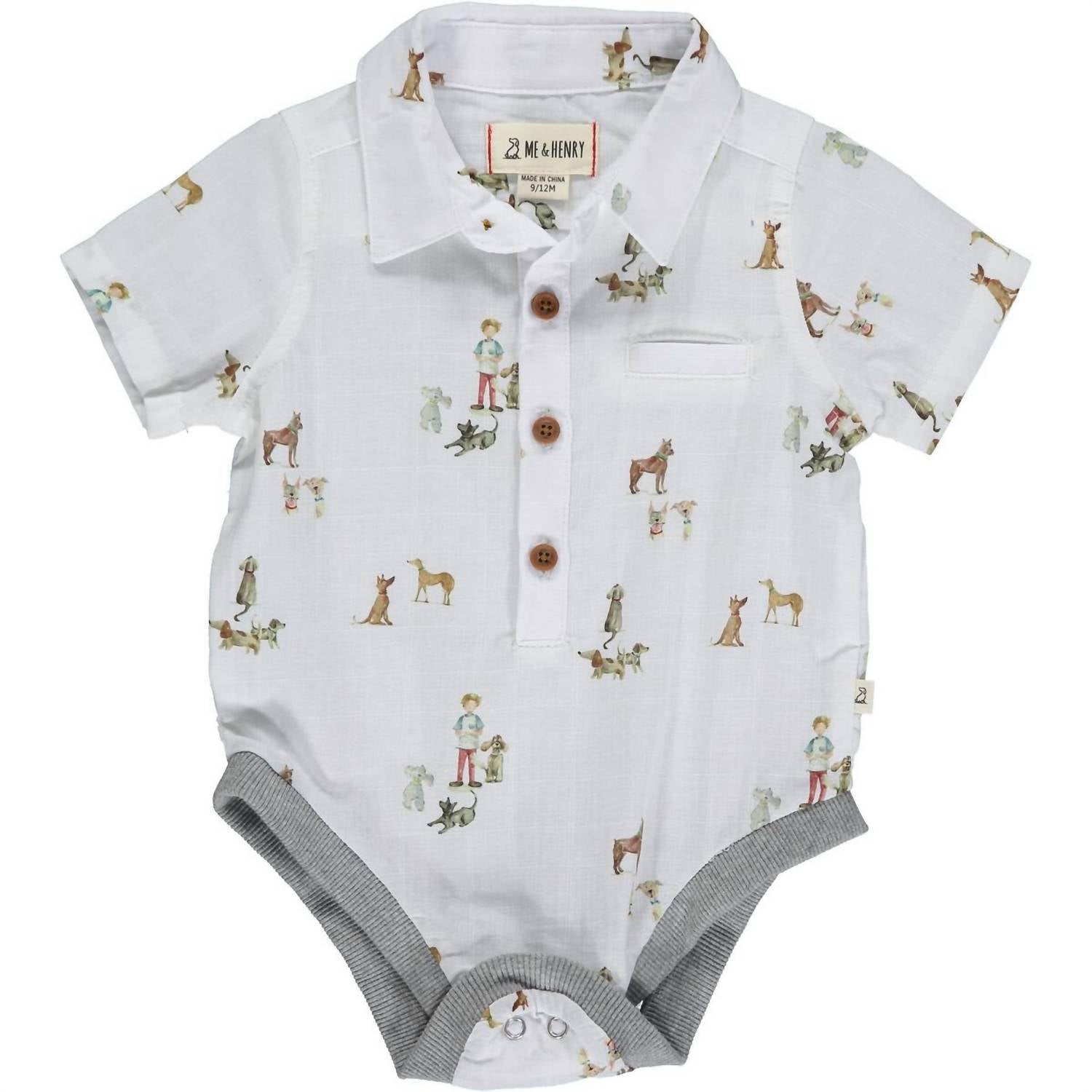 Me & Henry - Baby Boys Henry Onesie