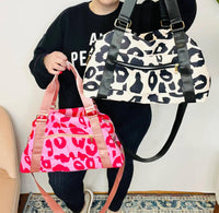 Leopard Duffle Bag