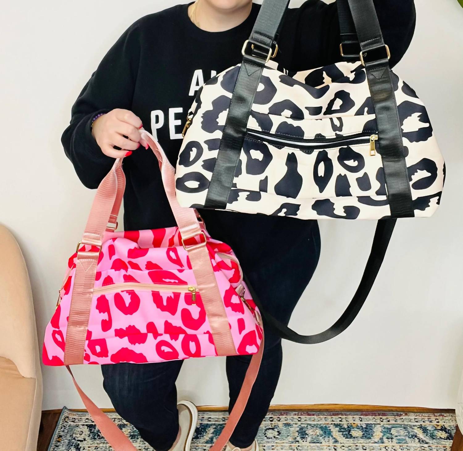 Leopard Duffle Bag