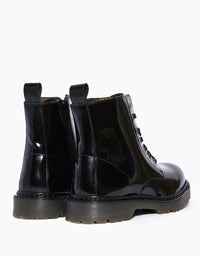Oak & Hyde - WOMEN'S BRIXTON PATENT-LEATHER BOOT
