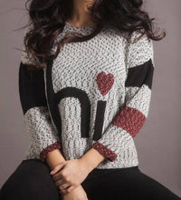 Crochet "HI" Top