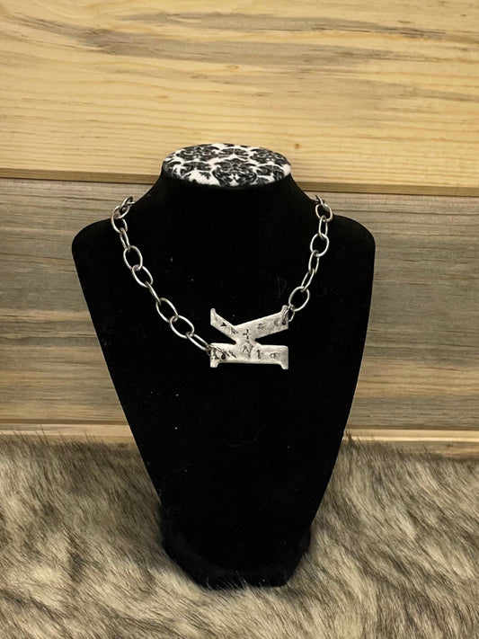 Art By Amy Labbe - K Initial Necklace