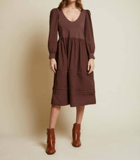 Nation Ltd - Mahal Peasant Combo Dress