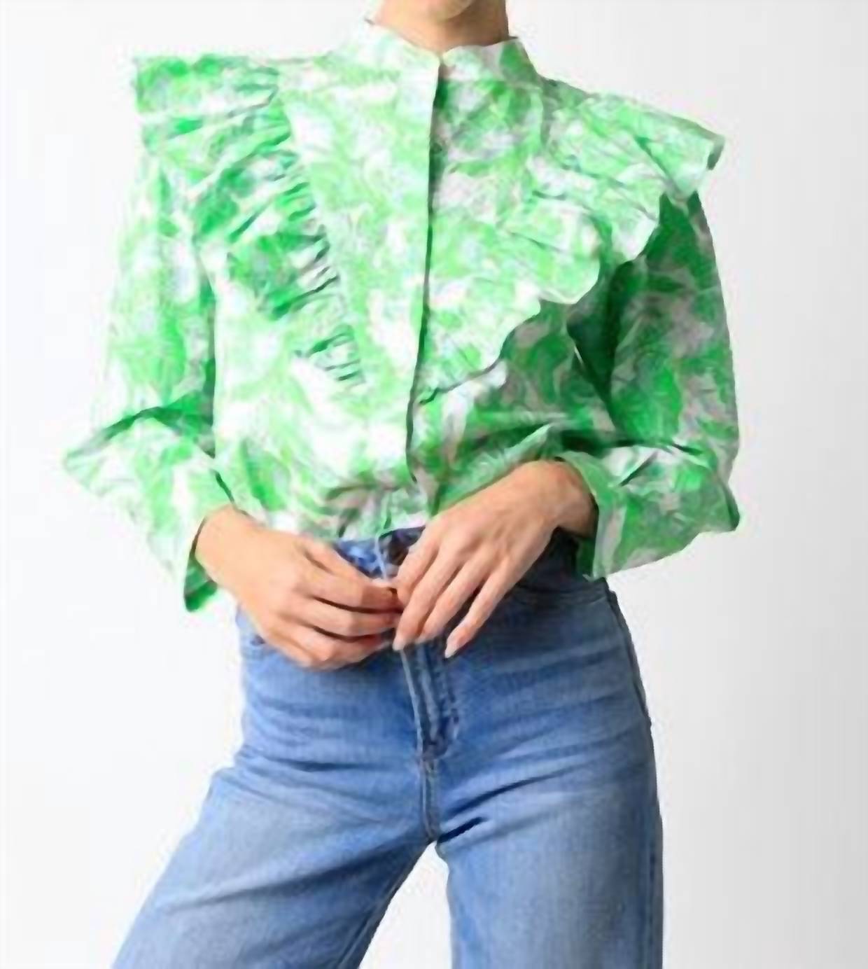 Olivaceous - Victoria Blouse