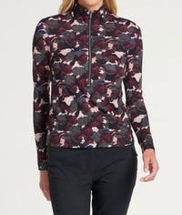Anatomie - printed stacey half zip