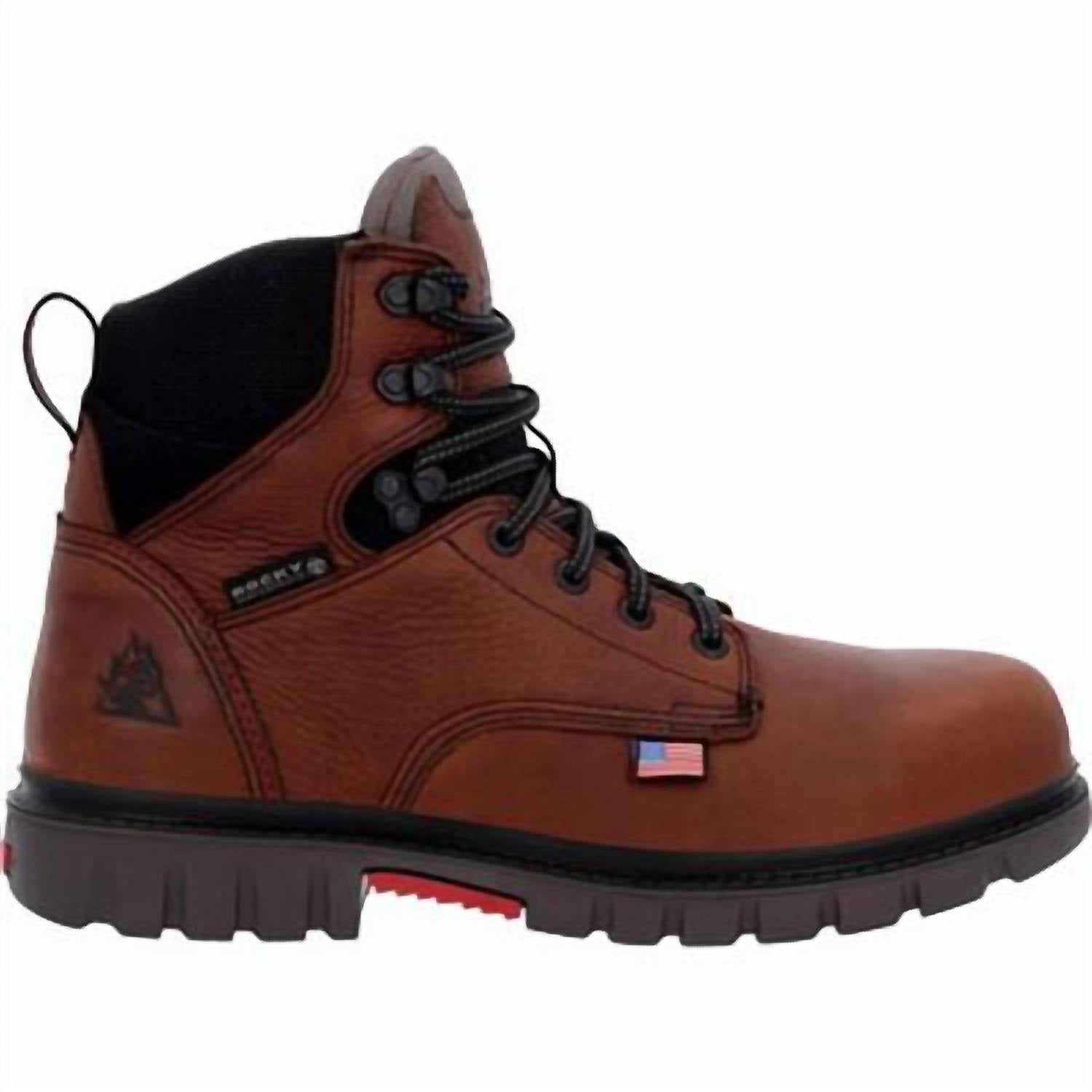 Rocky - MEN'S WORKSMART 6" WATERPROOF COMPOSITE TOE WORK BOOT - WIDE WIDTH