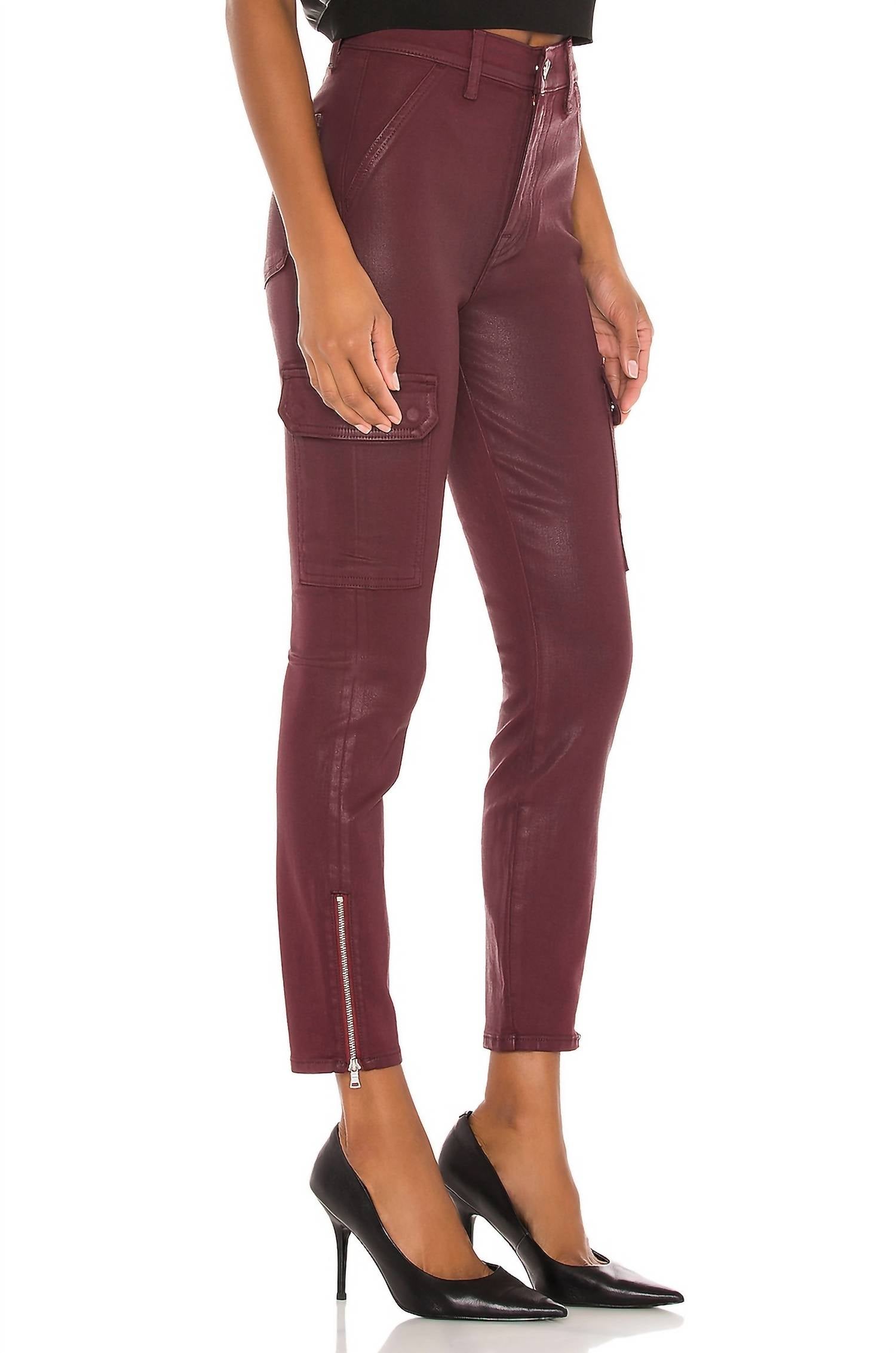 SKINNY CARGO WITH FAUX FRONT POCKETS