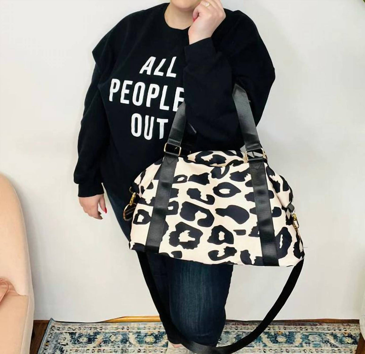 Leopard Duffle Bag